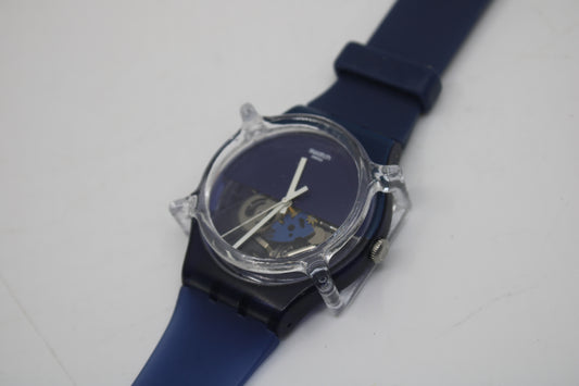 3D Printed Version Swatch Guard, for  NEW GENTS Swatches, 41mm Transparent and shiny, watch NOT included in sale