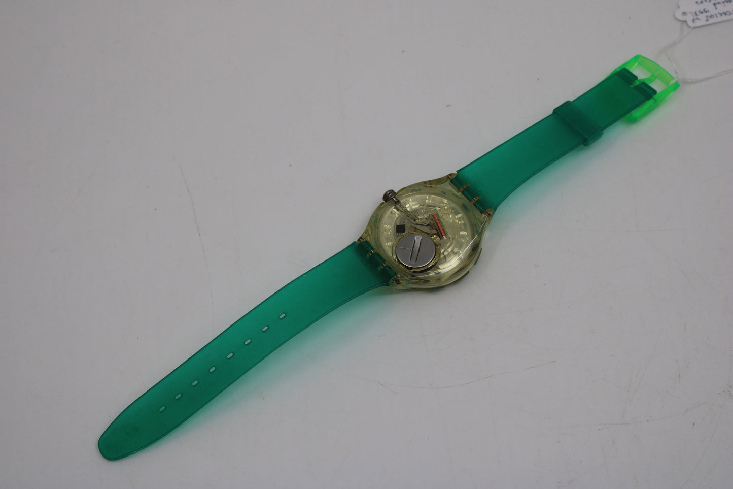 1993 Early Vintage Swatch Scuba 'Mint Drops' SDK108/109, Mint condition, working 100%, brand new, non-original strap