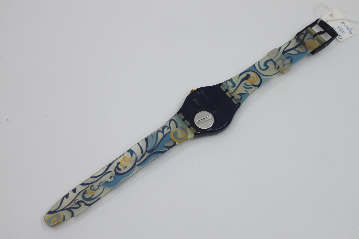 1993 Vintage Gents Swatch 'Algarve' GN128, BRAND NEW and UNWORN, working 100% with original strap