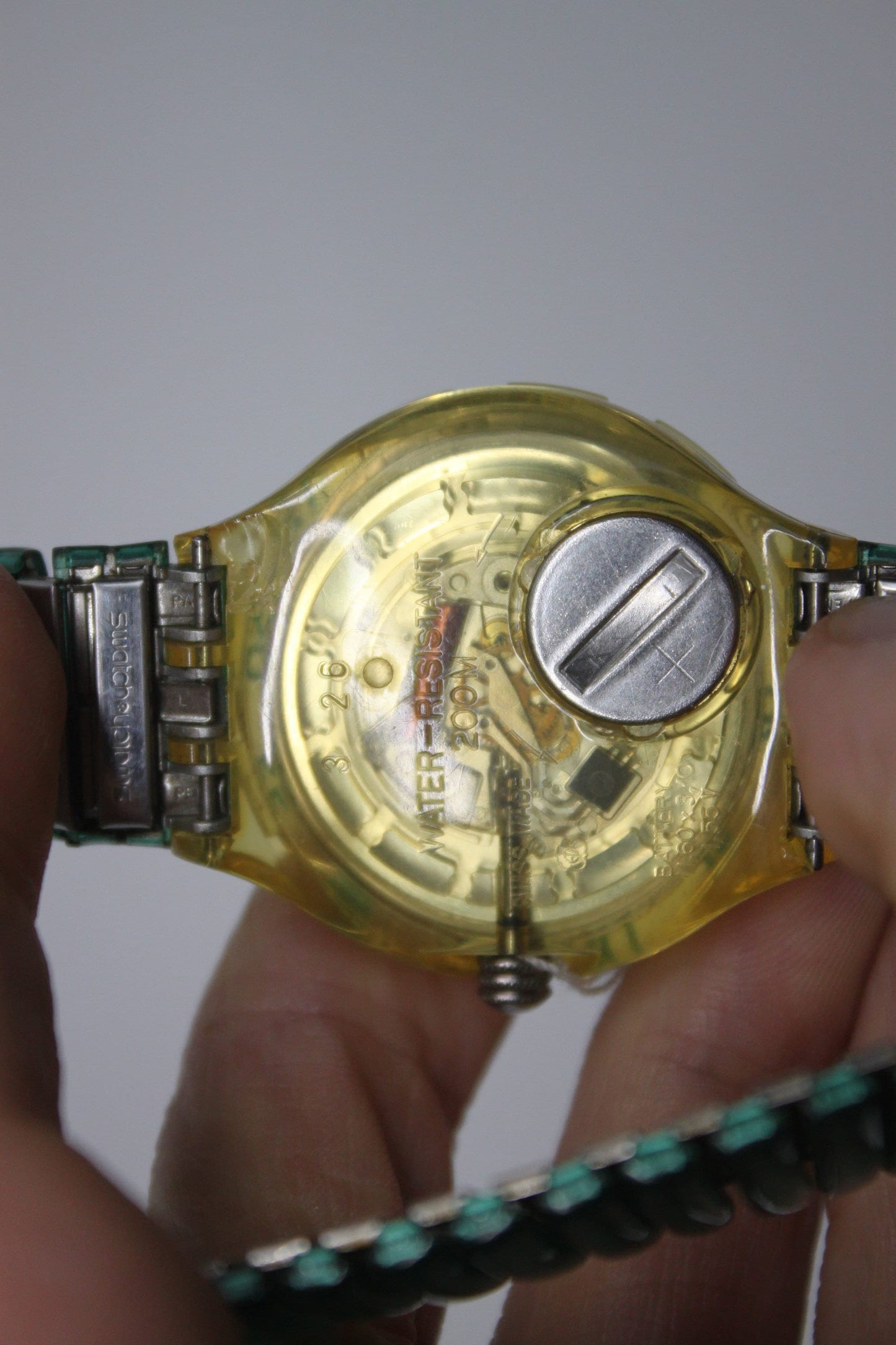 1993 Early Vintage Swatch Scuba 'Mint Drops' SDK108/109, Good, Used Condition, working 100%, Original strap