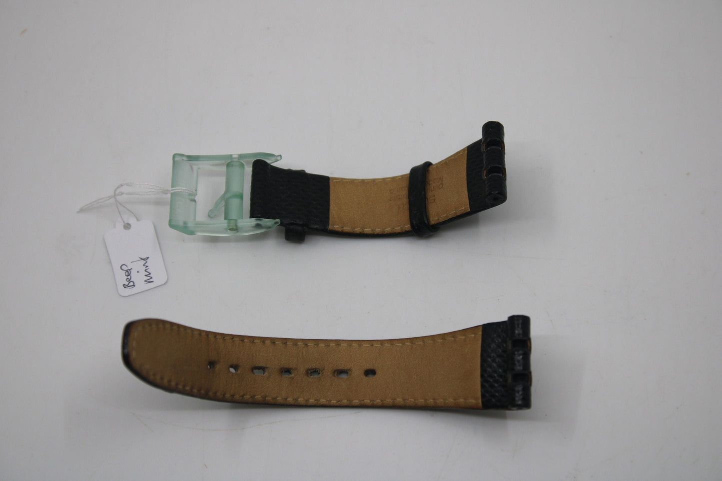 Early 90s, Swatch The Beep, used leather strap, in good condition
