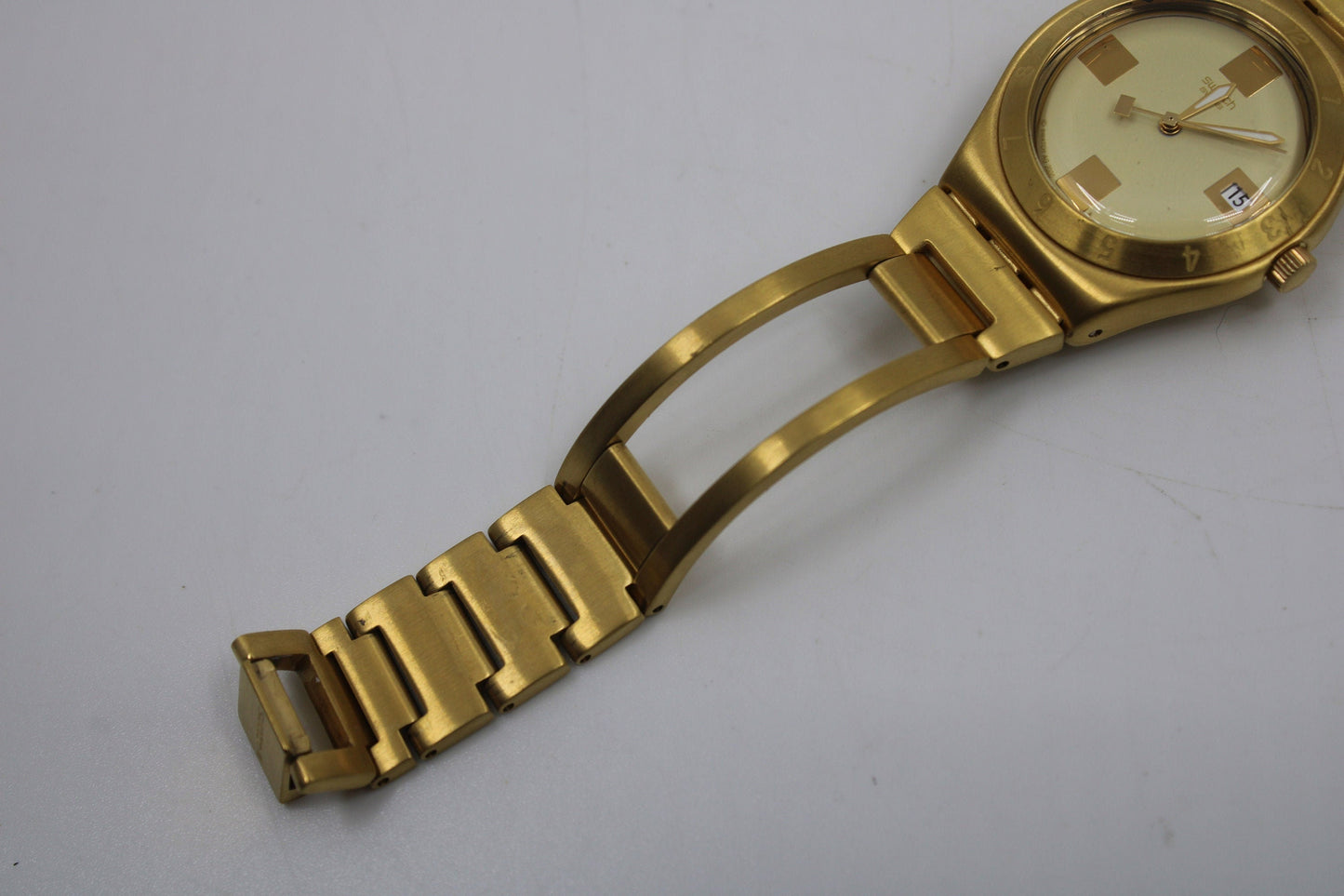 2001, Swatch Irony, 'Goldenbird' YLG400G, Original Box, NEW OLD STOCK, Never Worn, Working 100%