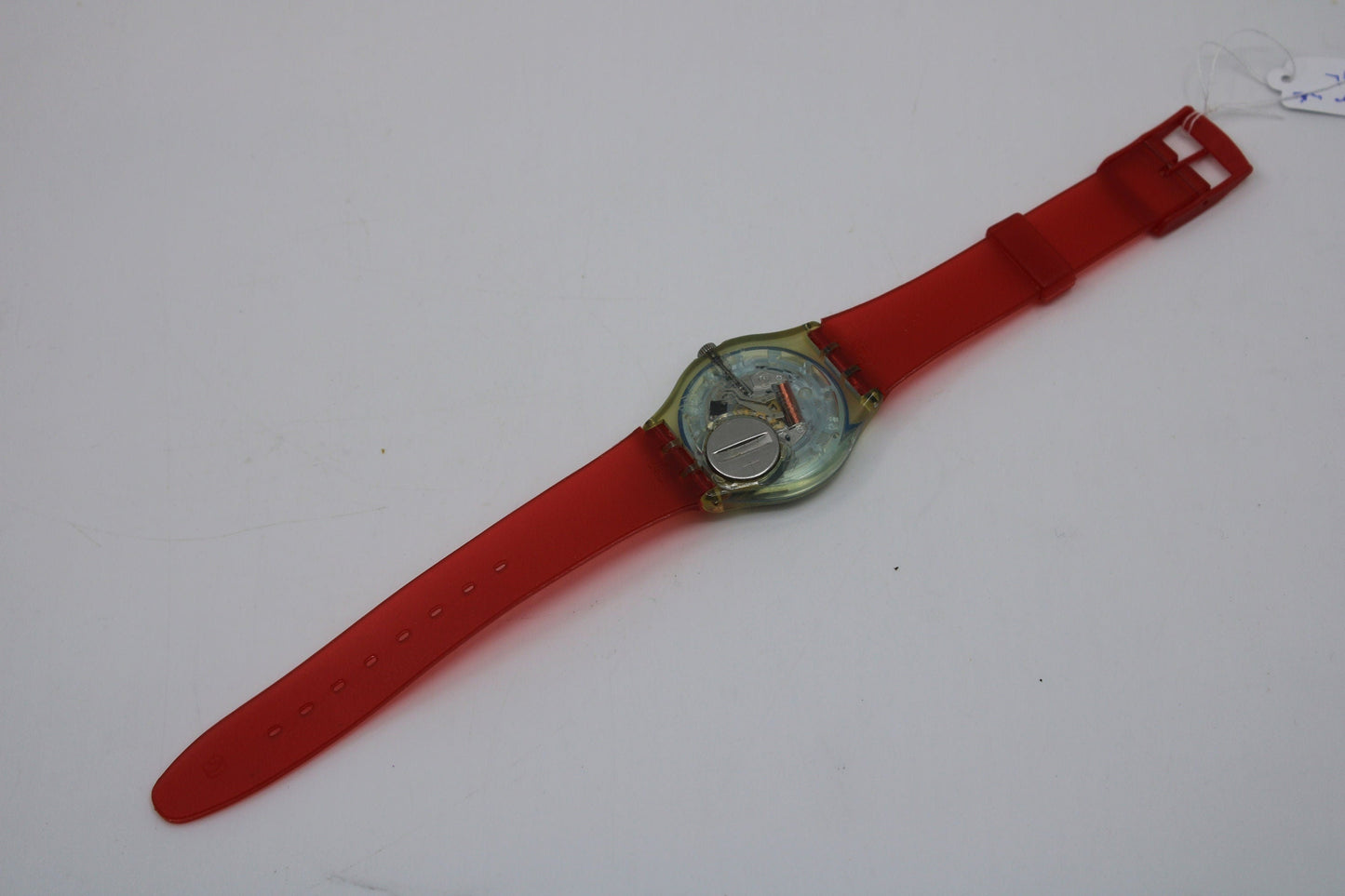 2000 Vintage Gents Mothers Day Swatch 'Bouquet' GN186, in a used, somewhat rough condition, working 100% with NON-original strap