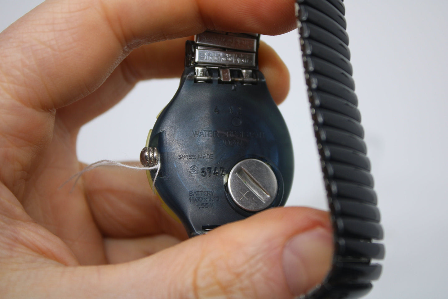 1993 Vintage Swatch Scuba 'Black Gondola' SDM100/101, New Old Stock Condition, Never Worn, working 100%
