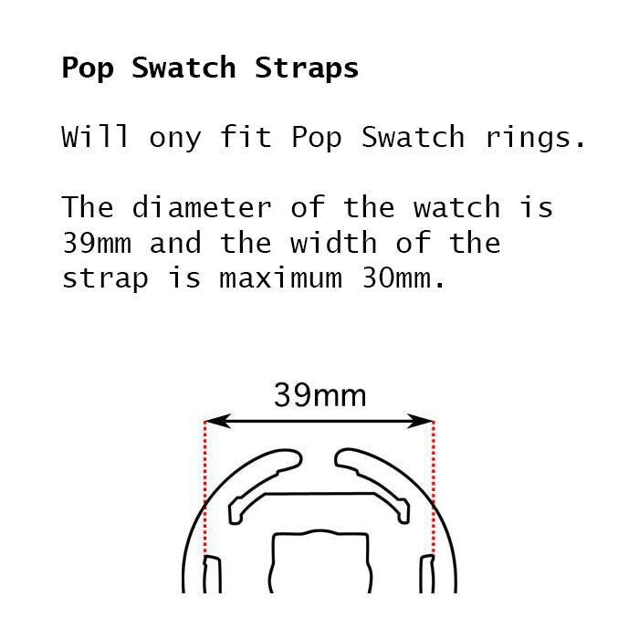 1994 NEW OLD STOCK Vintage Pop Swatch Strap, 'Rebus', PWN113, PopSwatch, very rare