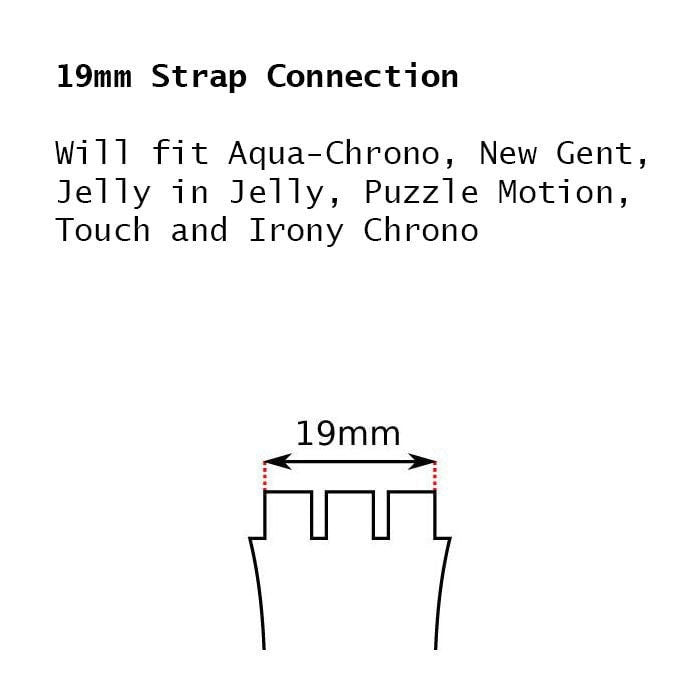 1994, Vintage Swatch Strap, 'Slammajam', SCN100, Aqua Chrono, 19mm, NEW OLD STOCK, Never Used