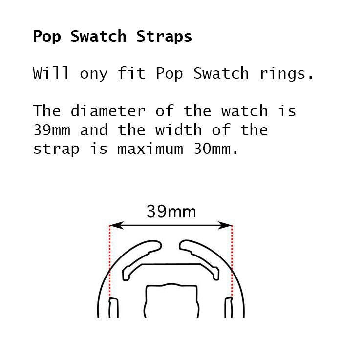 1992 NEW OLD STOCK Vintage Pop Swatch Strap, 'Corolla', PWK155, PopSwatch, very rare