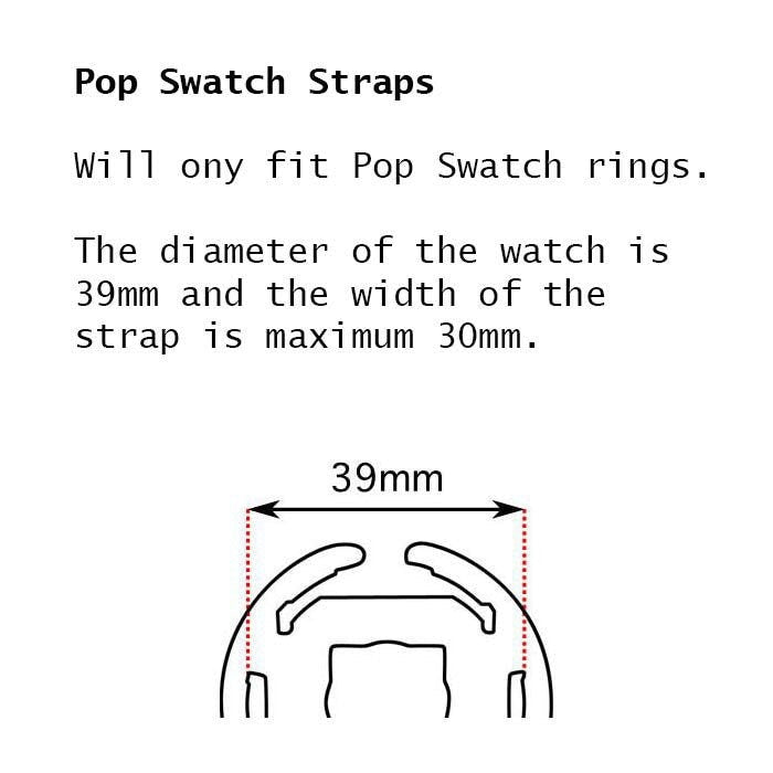 1992 NEW OLD STOCK Vintage Pop Swatch Strap, 'Corolla', PWK155, PopSwatch, very rare