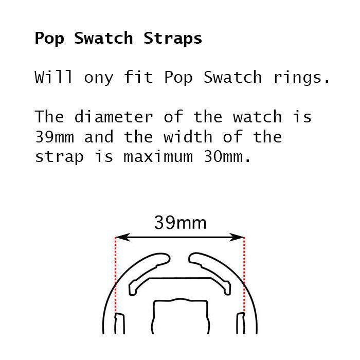 1992 Vintage Pop Swatch Strap, 'Fitness Club', PWK162, PopSwatch, used strap, near mint