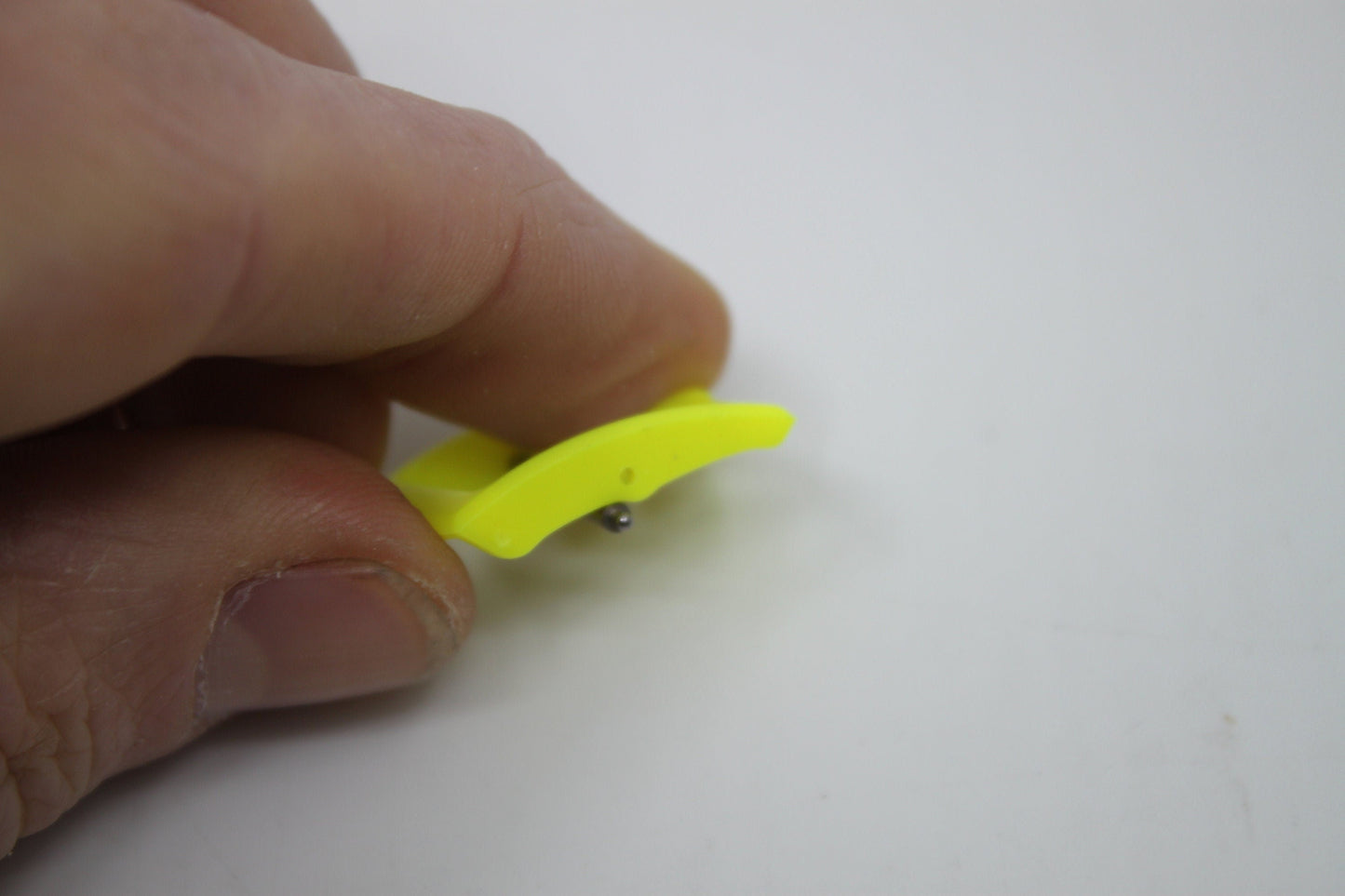 1990s, Vintage Original Swatch Buckle + Pin Set, for Original GENTS only, Solid Neon Yellow