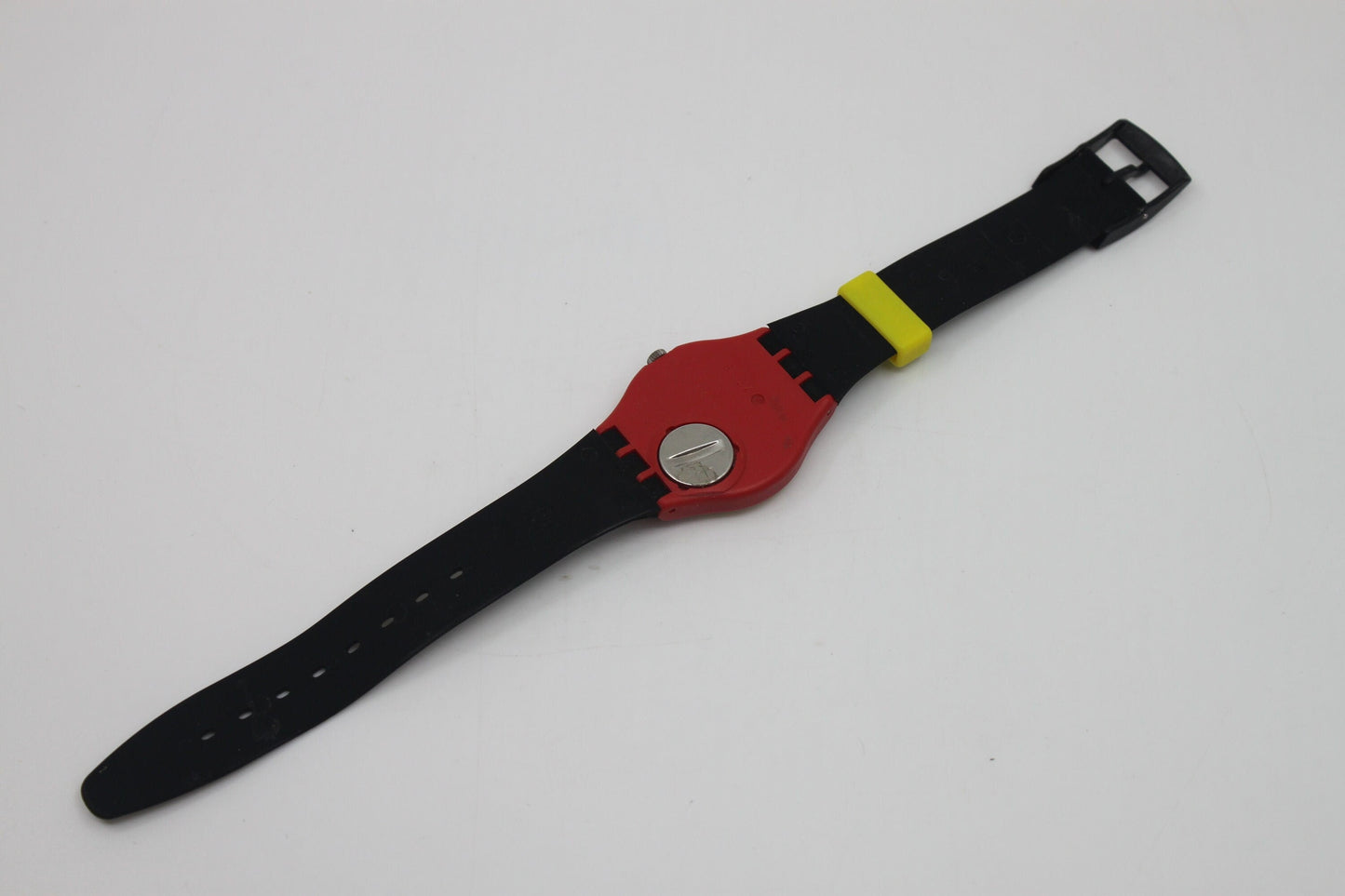 1993 Vintage Swatch watch 'Dot Chair', GR115, working 100% New Old Stock, Unworn, with original strap AND box