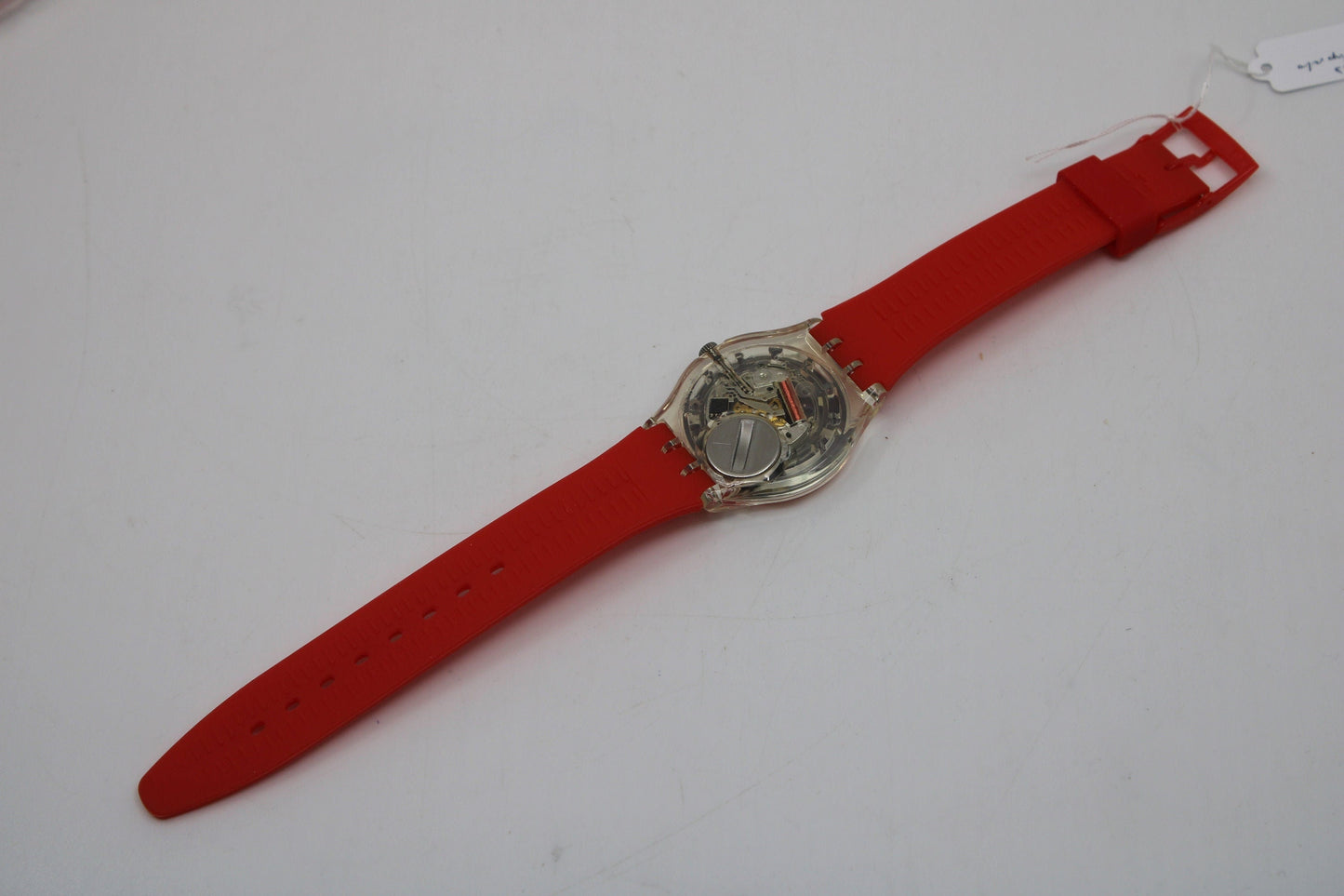 1997 Vintage Gents Valentines Swatch, 'Pounding Heart', GK237, NEW and UNWORN, working 100% nice vintage Swatch watch, NON-original strap