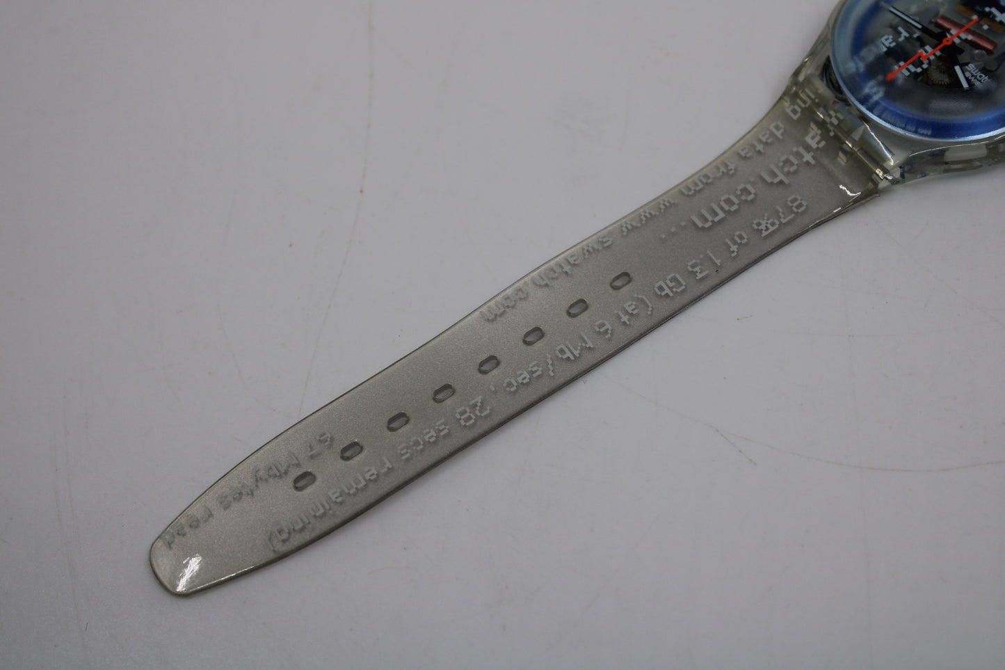 NEW OLD STOCK 2000 Vintage Gents Acces Swatch 'Cyber Commander' SKK114, working 100% with the original strap