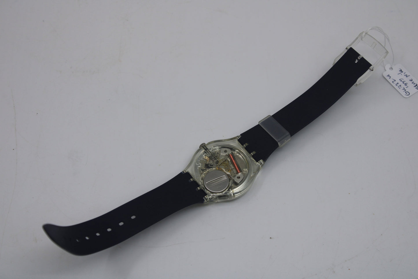 1999 Near Mint 17mm Gents Swatch, 'Blue-Nite', GK732, in perfect working order!