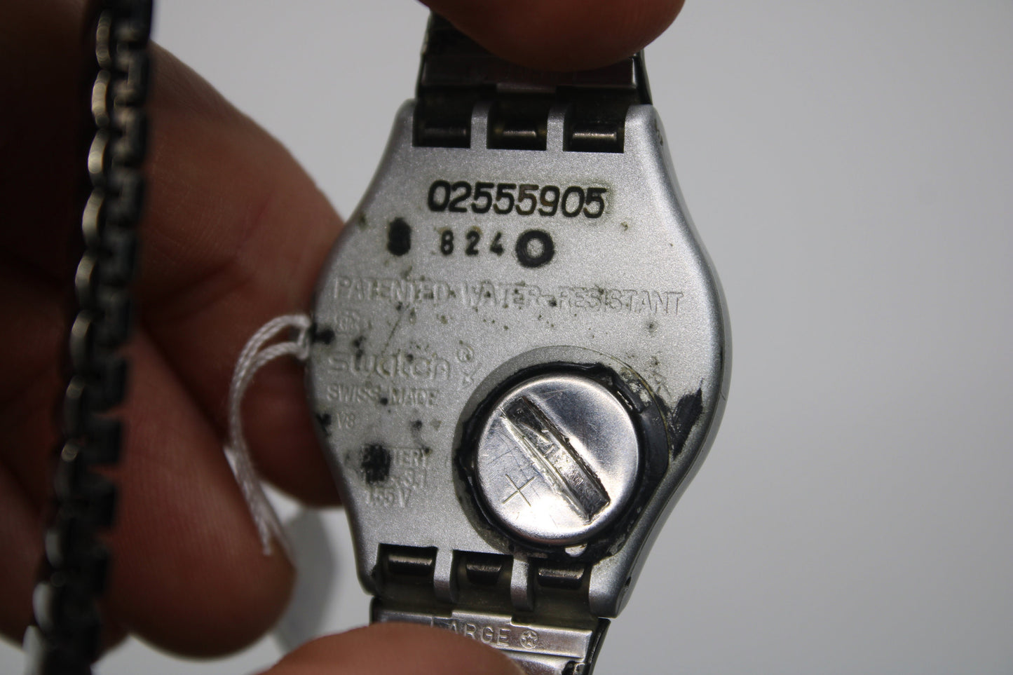 1998 Vintage Gents Access Swatch, 'Ice Pic', SKK109, NO box, In Nice, USED Condition, 100% working, Original Strap