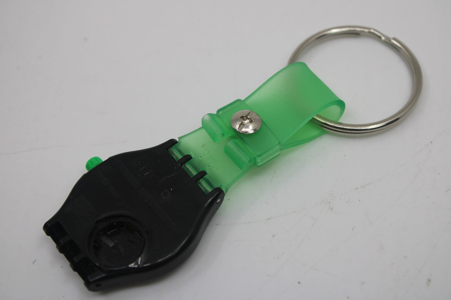 Unique, Vintage Swatch Keychain, SSB100, 1992, 'Jess' Rush', made from recycled, NON-working Gents Swatch watch