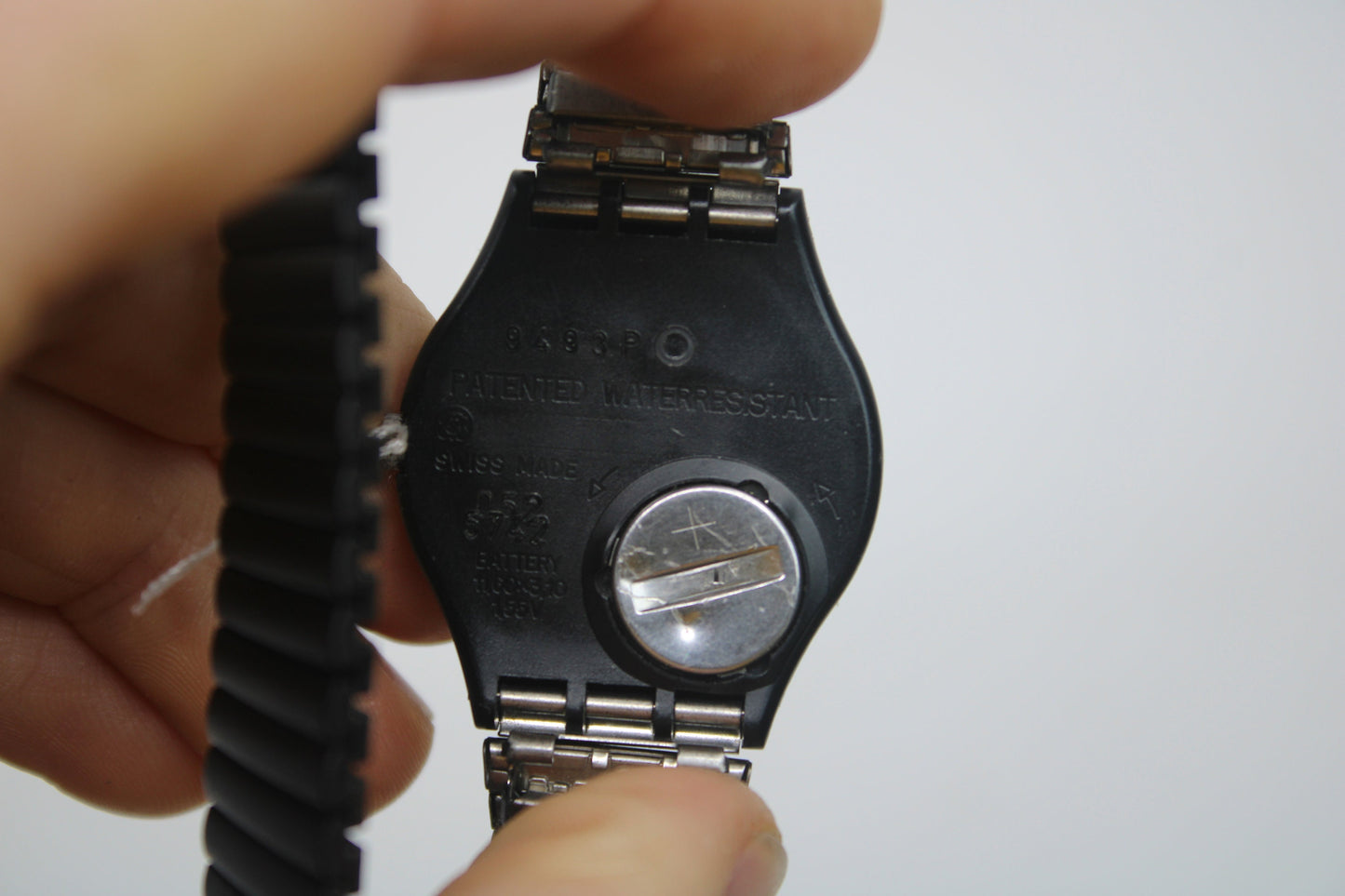 1989, Vintage Gents Swatch, 'Figueiras' GB125, MINT condition, possibly unworn, NON-original strap, working 100%