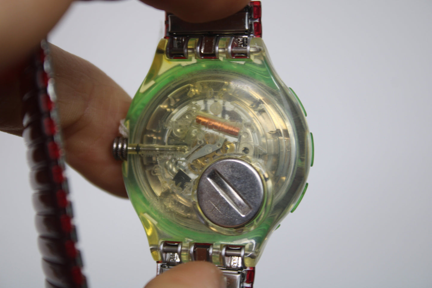 1994 Vintage Swatch Scuba 'Red Marine' SDK114, MINT, possibly never used