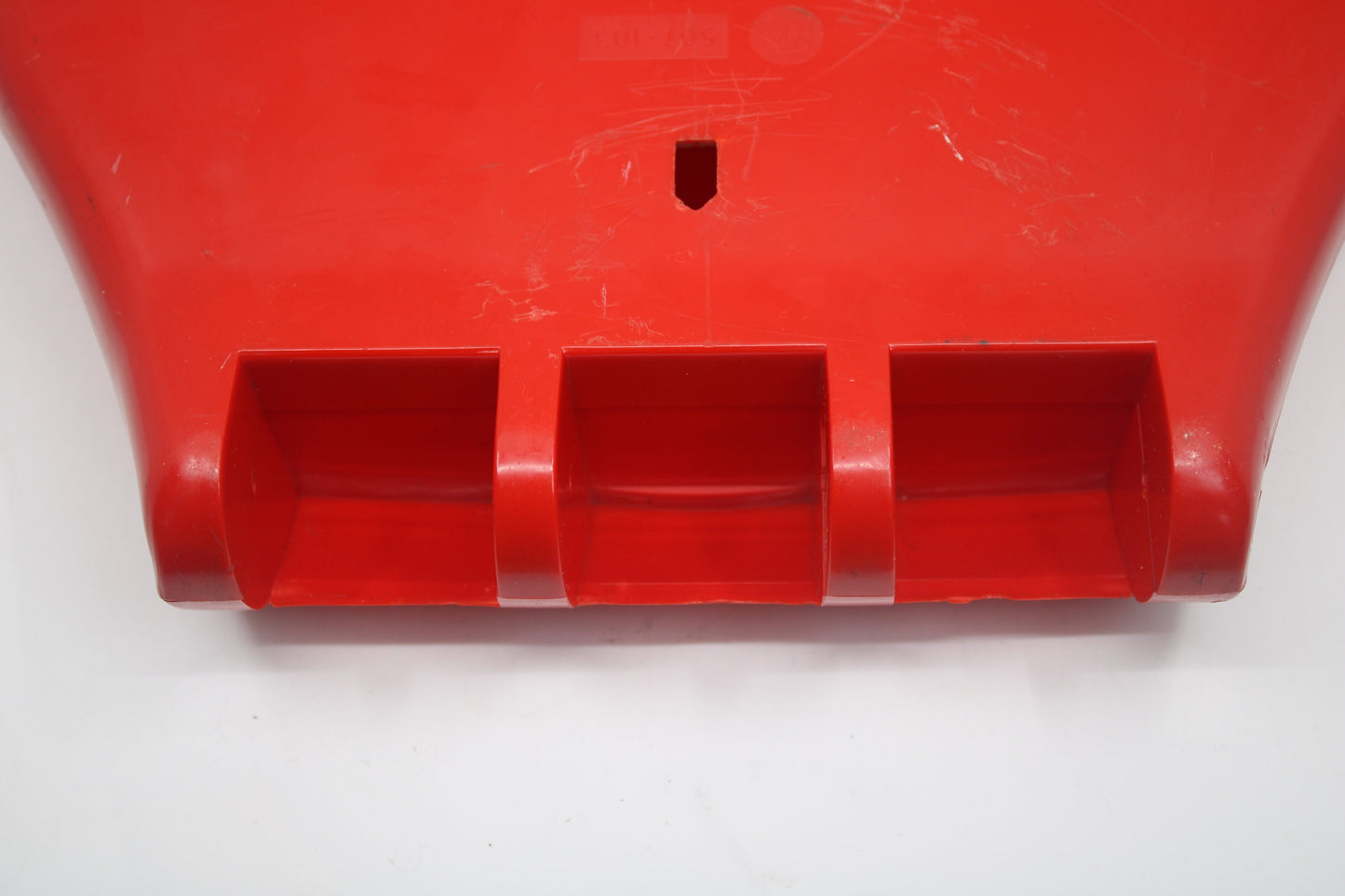 1985/1986 vintage and original Maxi Swatch Bright Red Case, Minor Damage, Very Good Condition