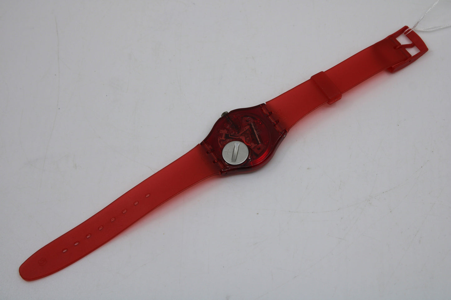 1990, Vintage Gents Swatch, 'Louis Louis', GR106, NO box, Near Mint Condition, working 100%, Non Original Strap