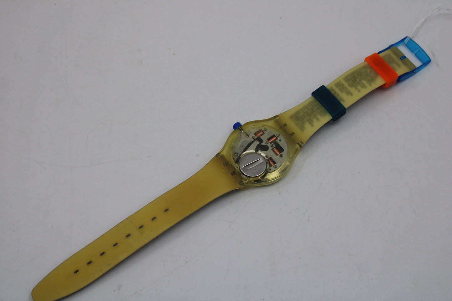 1993 Vintage Gents Stop Swatch 'Metal Flash' SSK104, NEW OLD STOCK, Never Worn, working 100%, Original Strap