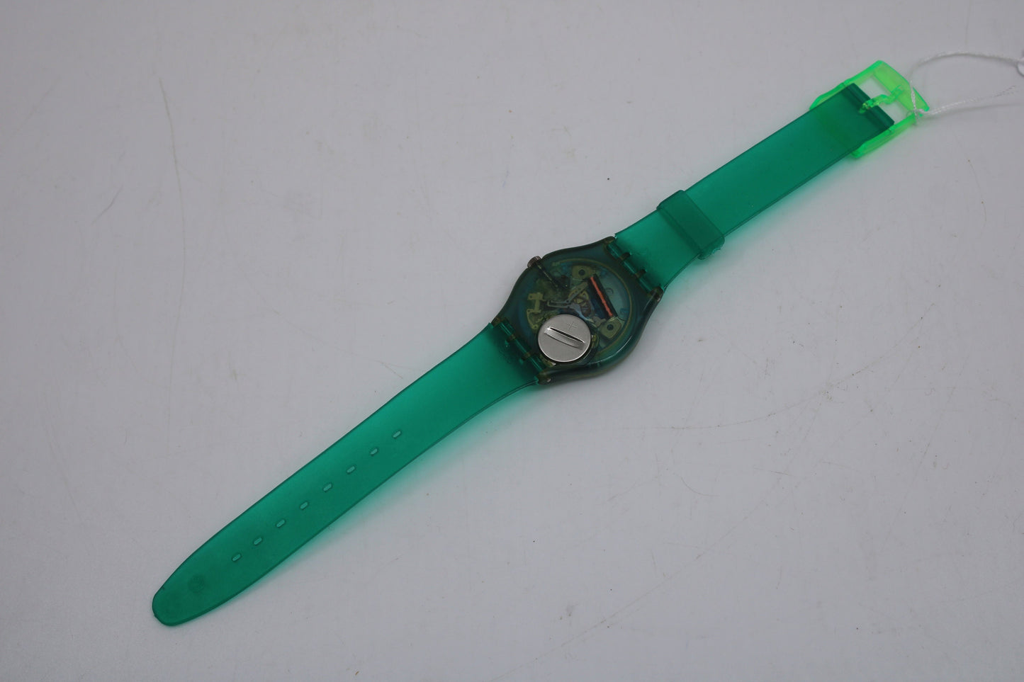 1992 Vintage Gents Swatch, 'Schnell', GN117, NO box, In NICE, USED Condition, 100% working, Non-Original Strap