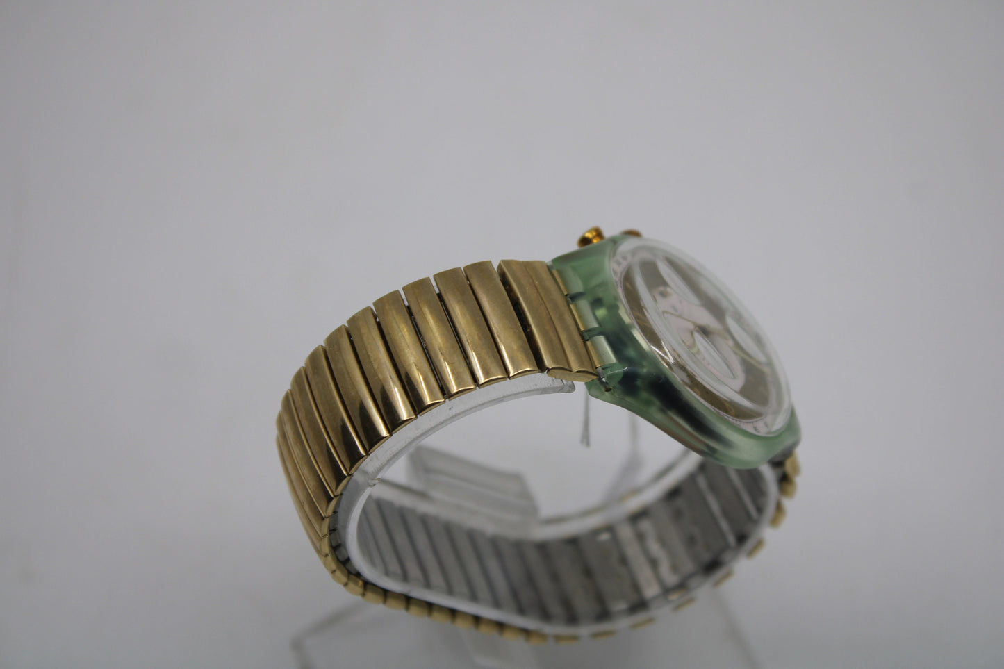 1993 'Golden Globe' vintage Gents Chrono Swatch SCG100/101, Near Mint Condition, working 100%