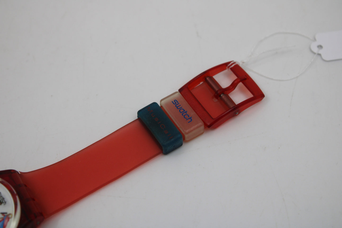 1995 Vintage Musicall Gents Swatch 'Dudelsack' SLR101, in MINT condition, clock working 100%, non-original strap