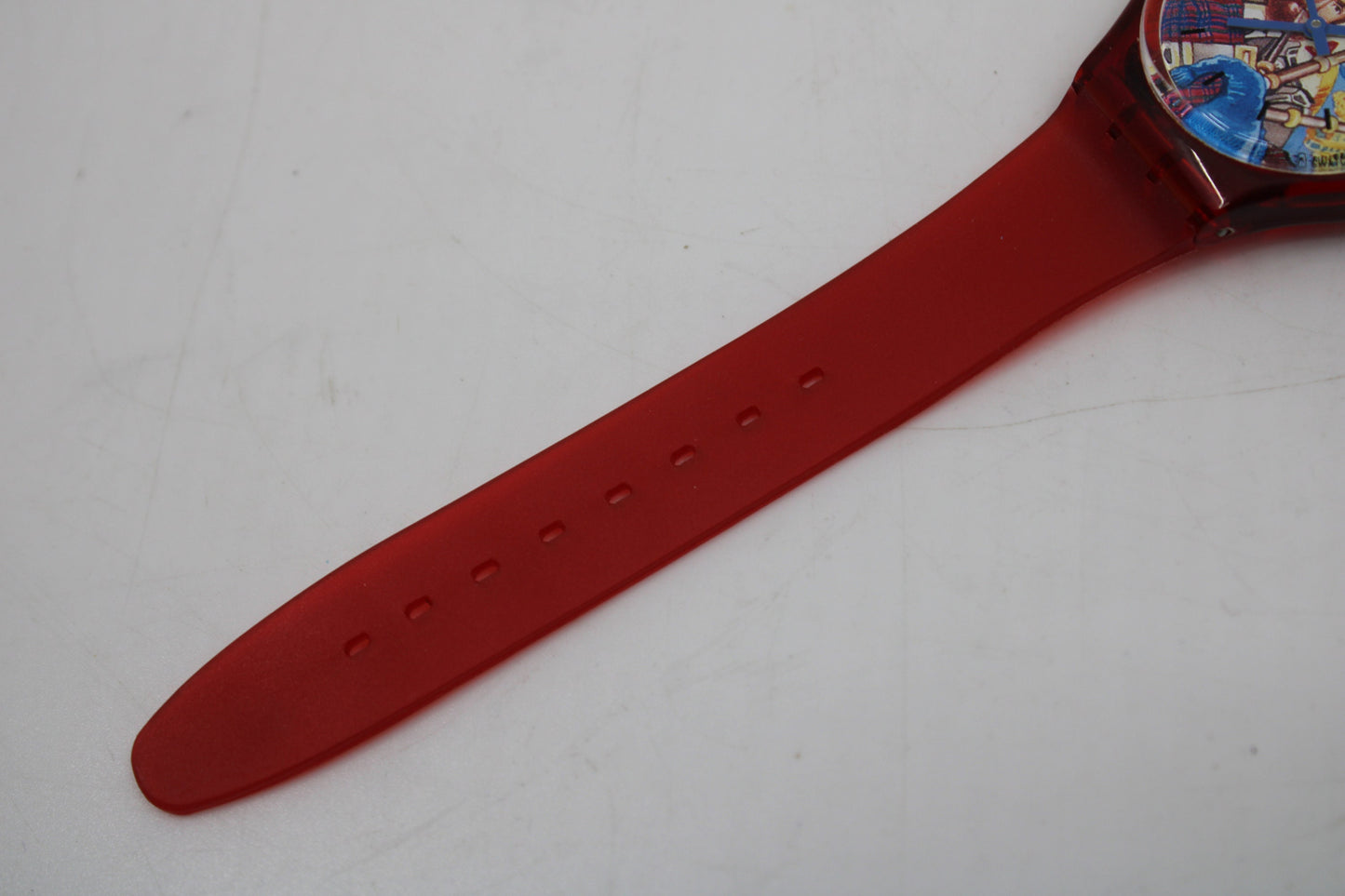 1995 Vintage Musicall Gents Swatch 'Dudelsack' SLR101, in MINT condition, clock working 100%, non-original strap