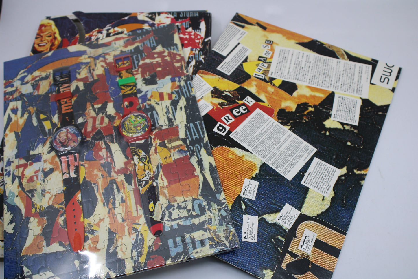 NEW OLD STOCK 1993 Rotella set, Marilyn and Bengala, in original packaging