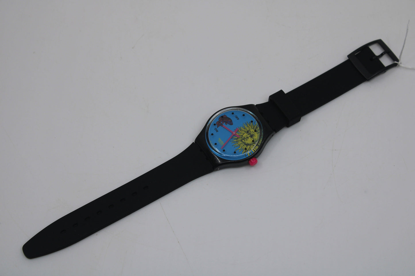 1993 Vintage Musicall Swatch 'Europe in Concert' SLB101, Jean Michel Jarre, NICE, used condition, working 100% with non-original strap