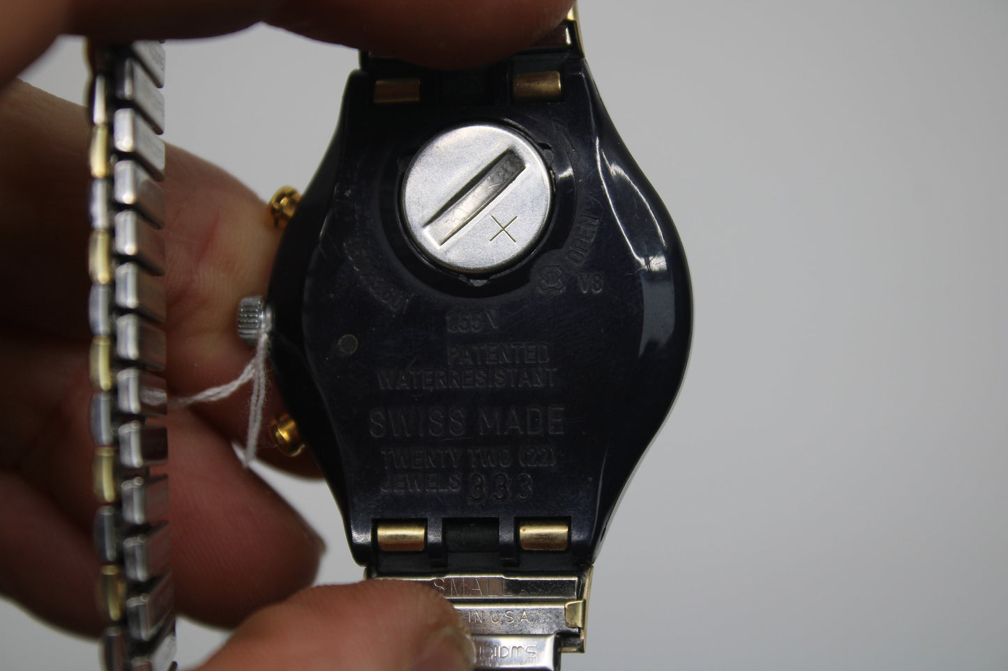 1993, Vintage Gents Chrono Swatch, 'Alabama, SCN105, NEW Battery, MINT Condition, Watch 100% Working, Original Strap