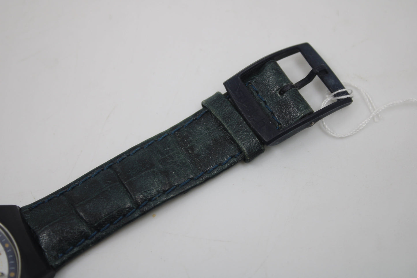 1992 Vintage Swatch Chrono 'Timeless' SCN104, in a used condition, working 100%, NON-original strap