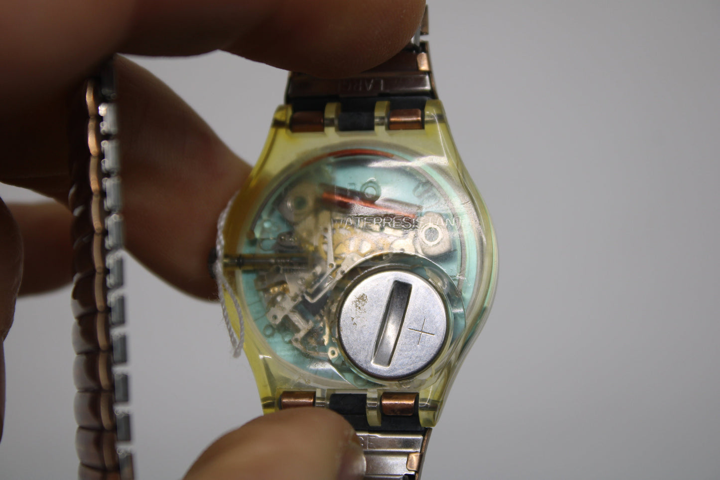 1990, Vintage Gents Swatch, 'Copper Dusk' GK127/128, NO box, Nice, Used Condition, working 100%