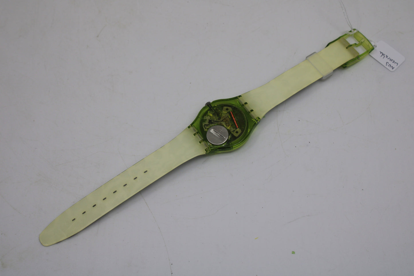 1991 Vintage Gents Swatch 'Flaeck' GZ117, in UNUSED, New Old Stock, original condition, working 100%