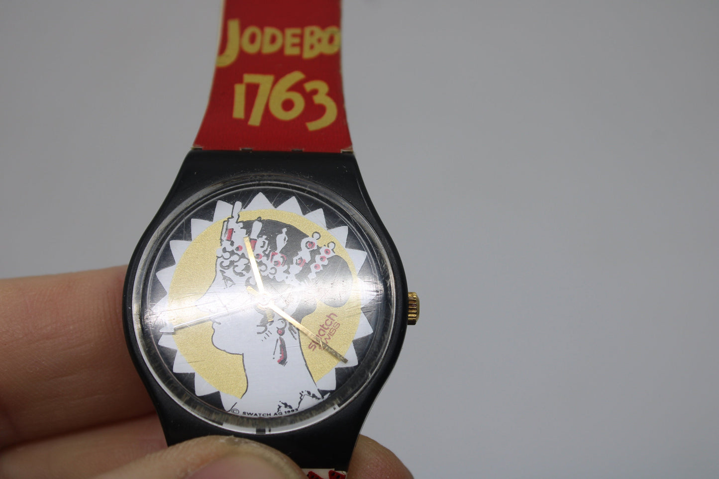 1994 Vintage Gents Swatch 'Aiglette' GB159, Used Condition, working 100% with original strap