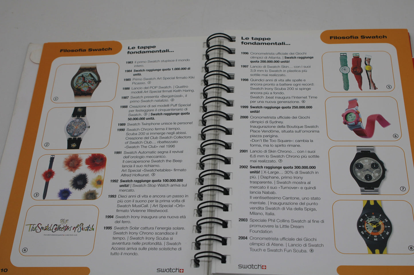 Very rare Italian Swatch resellers handbook, not available to the public