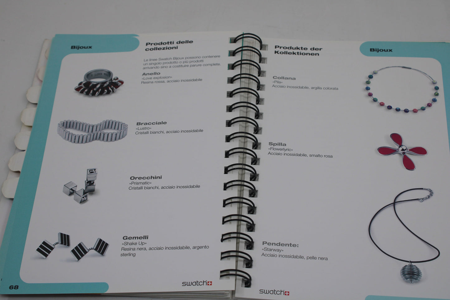 Very rare Italian Swatch resellers handbook, not available to the public