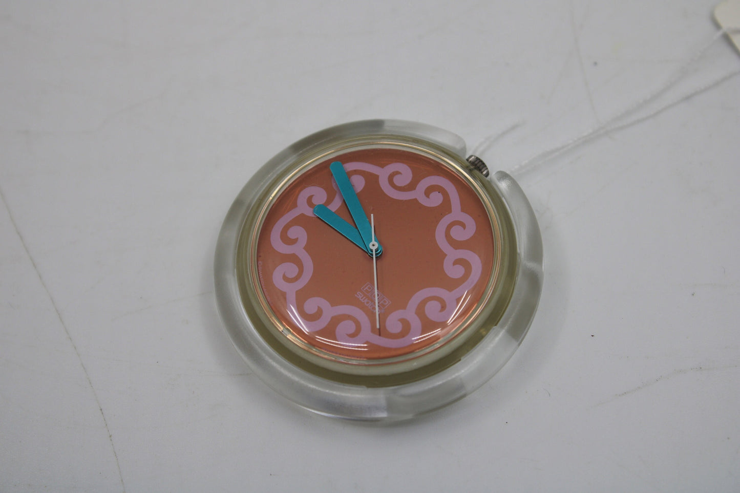 1992, Swatch, PopSwatch, 'Corolla', PWK155, NO strap, working 100%, BRANDNEW, Never Worn, Shop Dummy, Read description