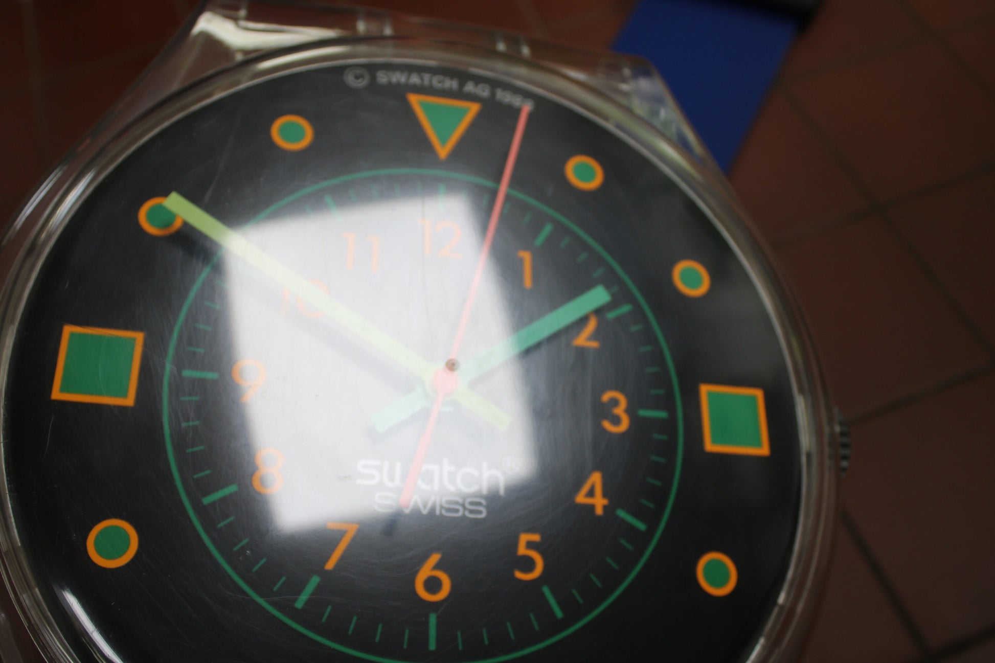 1989 Bondi Diver Maxi Swatch, MGK115, VERY Good condition Unique, working 100%