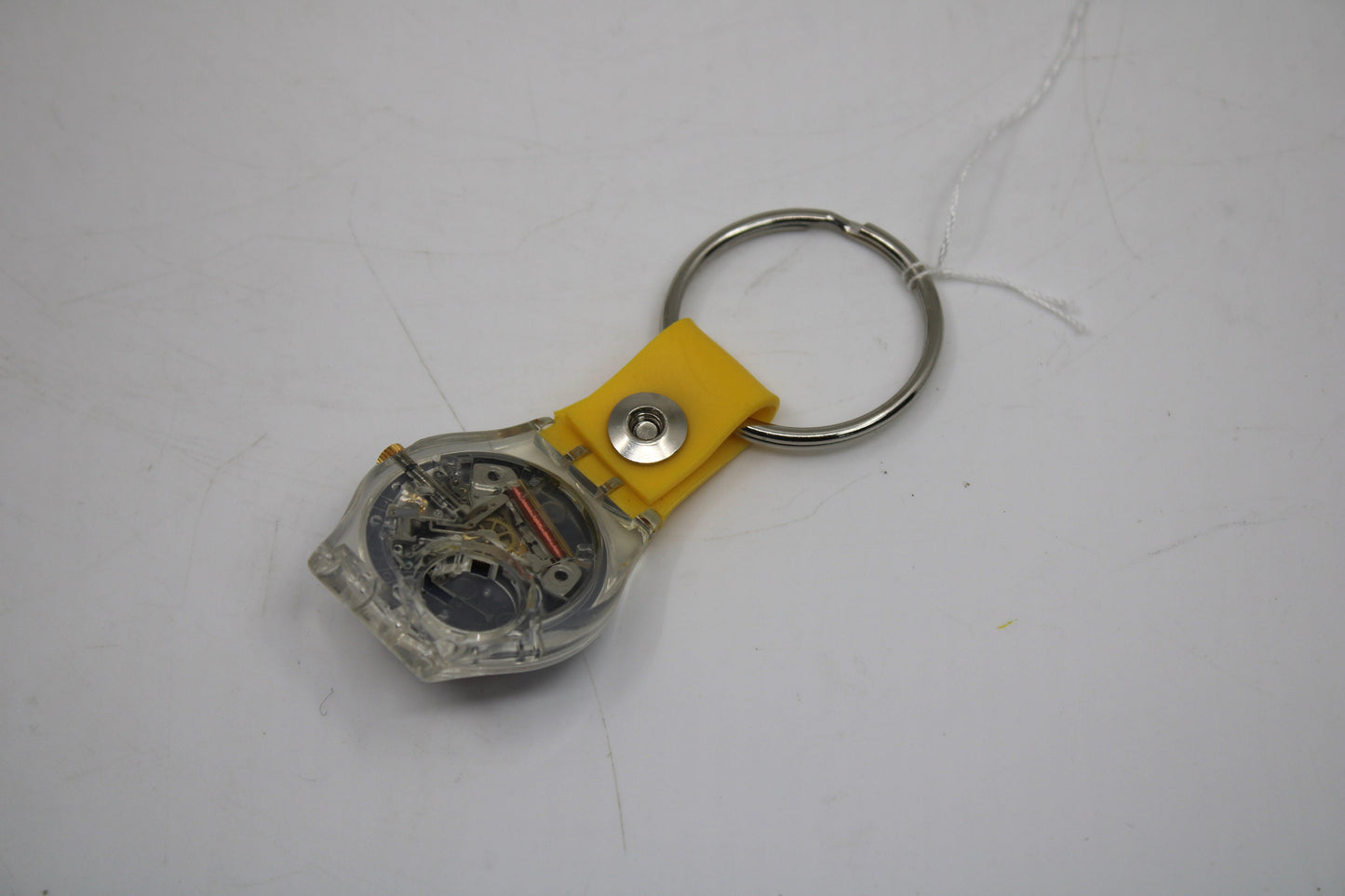 Unique, Vintage Swatch Keychain, GK179, 1994, 'Azimut', made from recycled, NON-working Gents Swatch watch