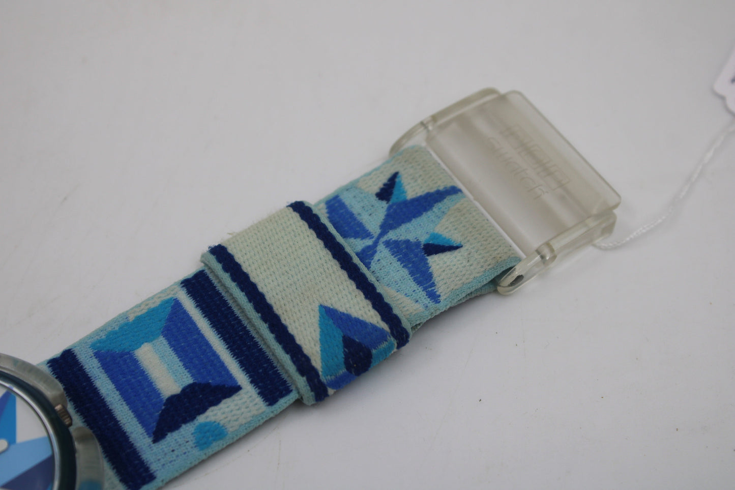 Vintage 1990 PWN100 Pop Swatch, 'Icecapade', VERY nice, used condition, NO box, Working 100%