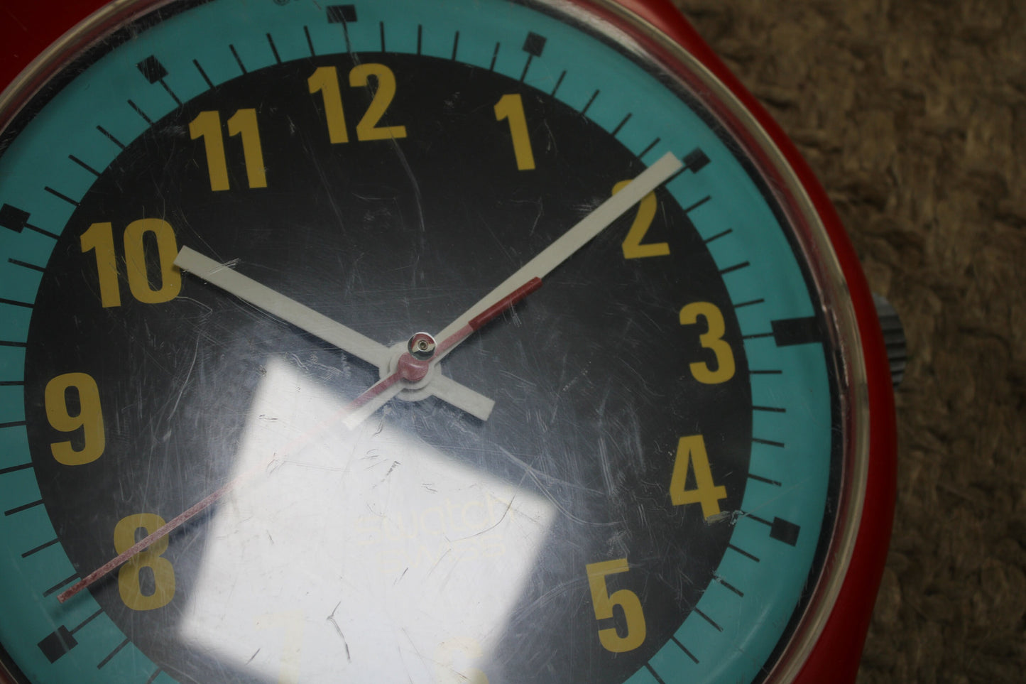 VERY GOOD condition 1997 Maxi Swatch, 'Blue Racer', MLR107 unique, Good condition, working 100%, NO Strap included in the sale!