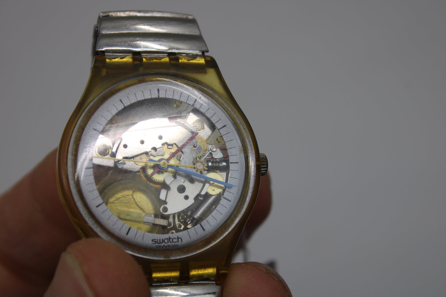 1986, Swatch, Gents, 'Jelly Fish', GK100RE, NICE Used Condition, 100% working, READ description pls