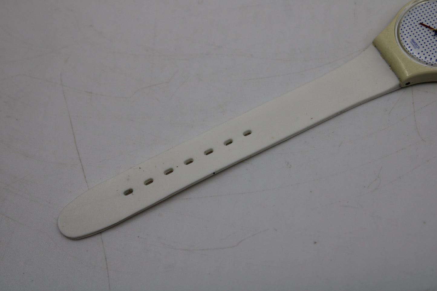 Vintage Swatch, Ladies, 1985, 'Dotted Swiss', LW104, very nice, used condition