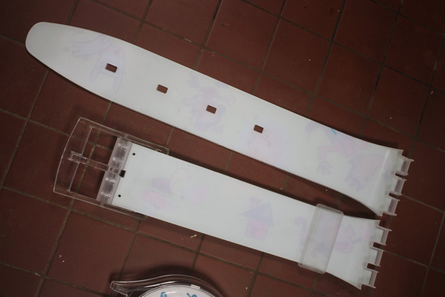 Vintage 2000 Maxi Swatch, 'Happiness', MGP116 unique, working 100%, complete, including strap!