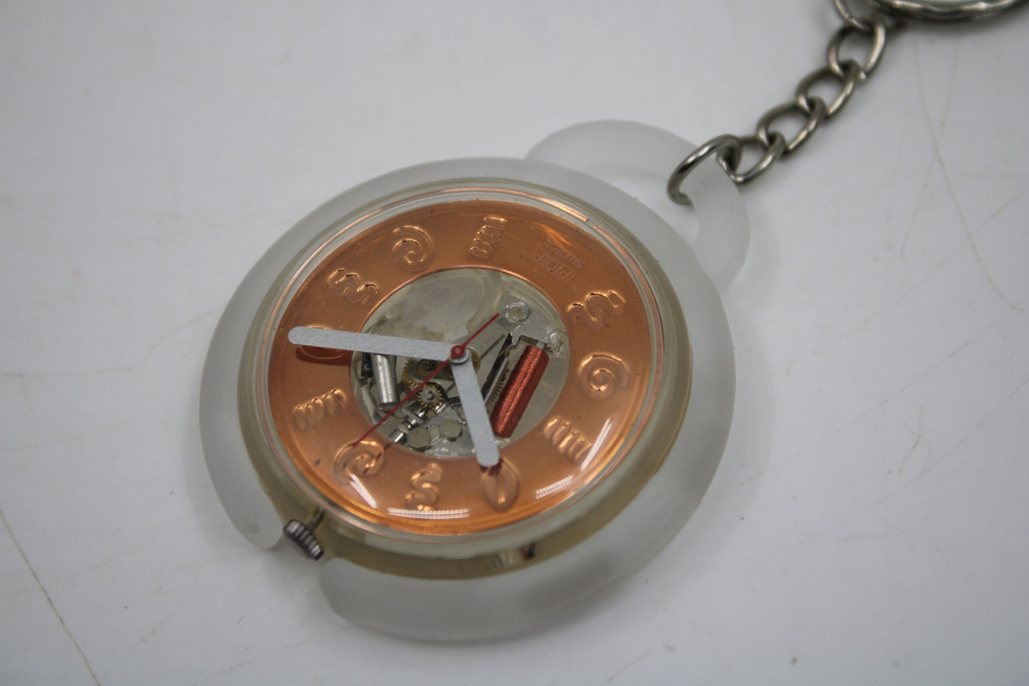 Unique, Vintage Pop Swatch Keychain, wear your Pop Swatch in your pocket, watch NOT included in sale