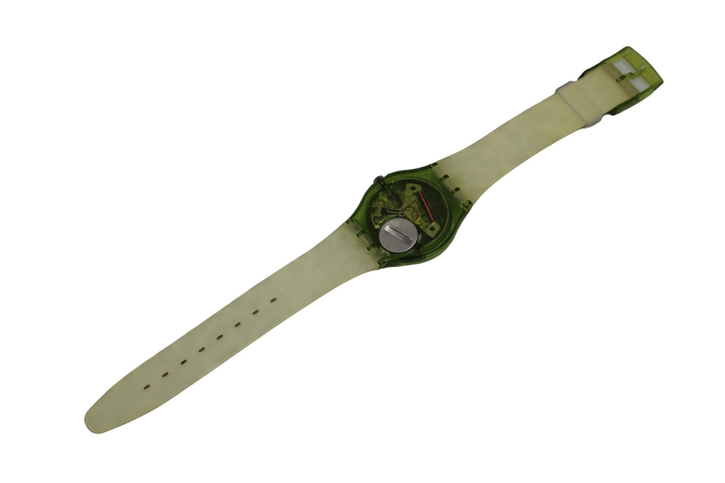 1991 Vintage Gents Swatch 'Flaeck' GZ117, new old stock, never worn, working 100%, original strap