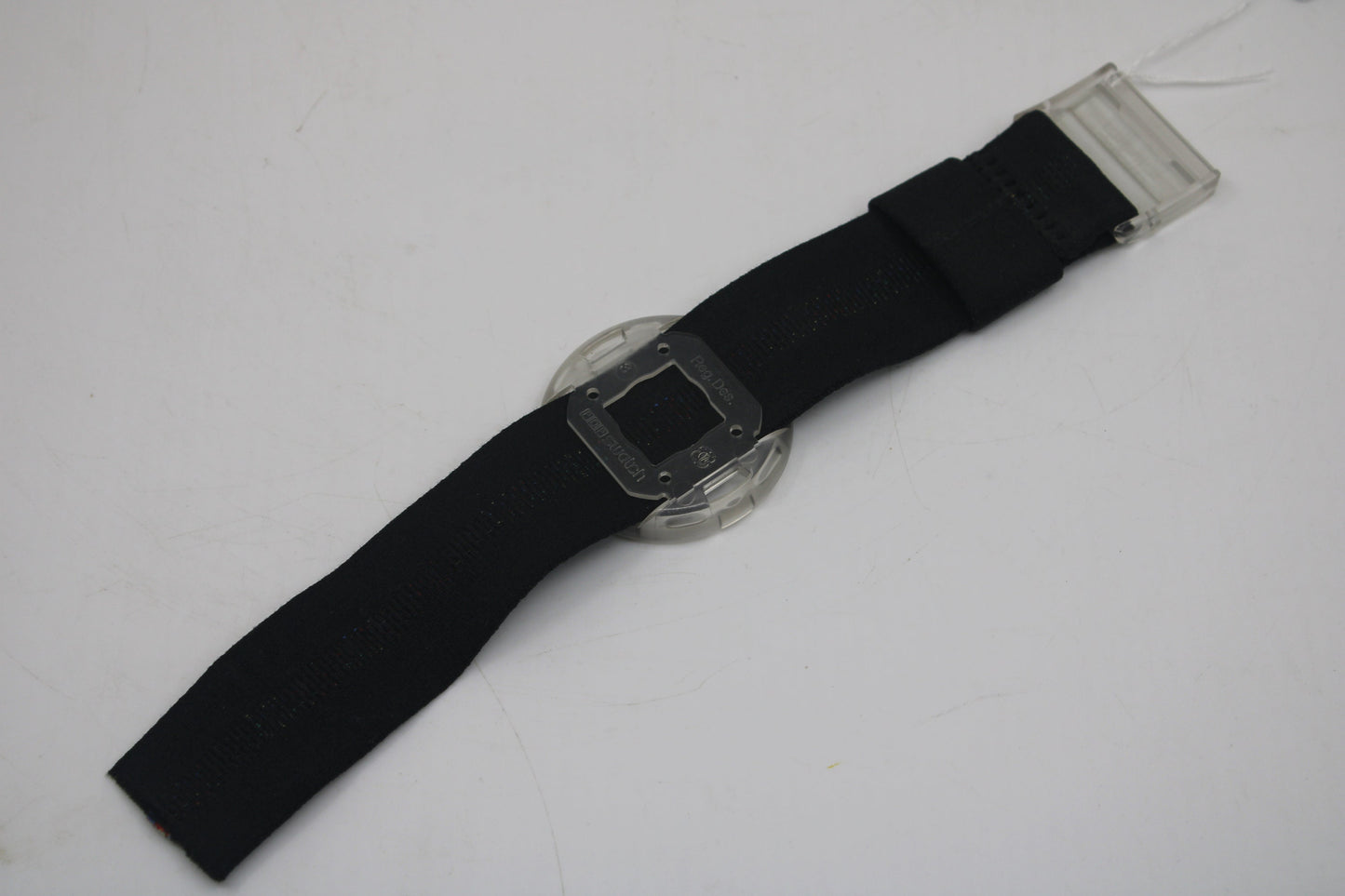 1993 Vintage Pop Swatch Strap, 'Square Parade', PWK171, PopSwatch, used strap, good condition