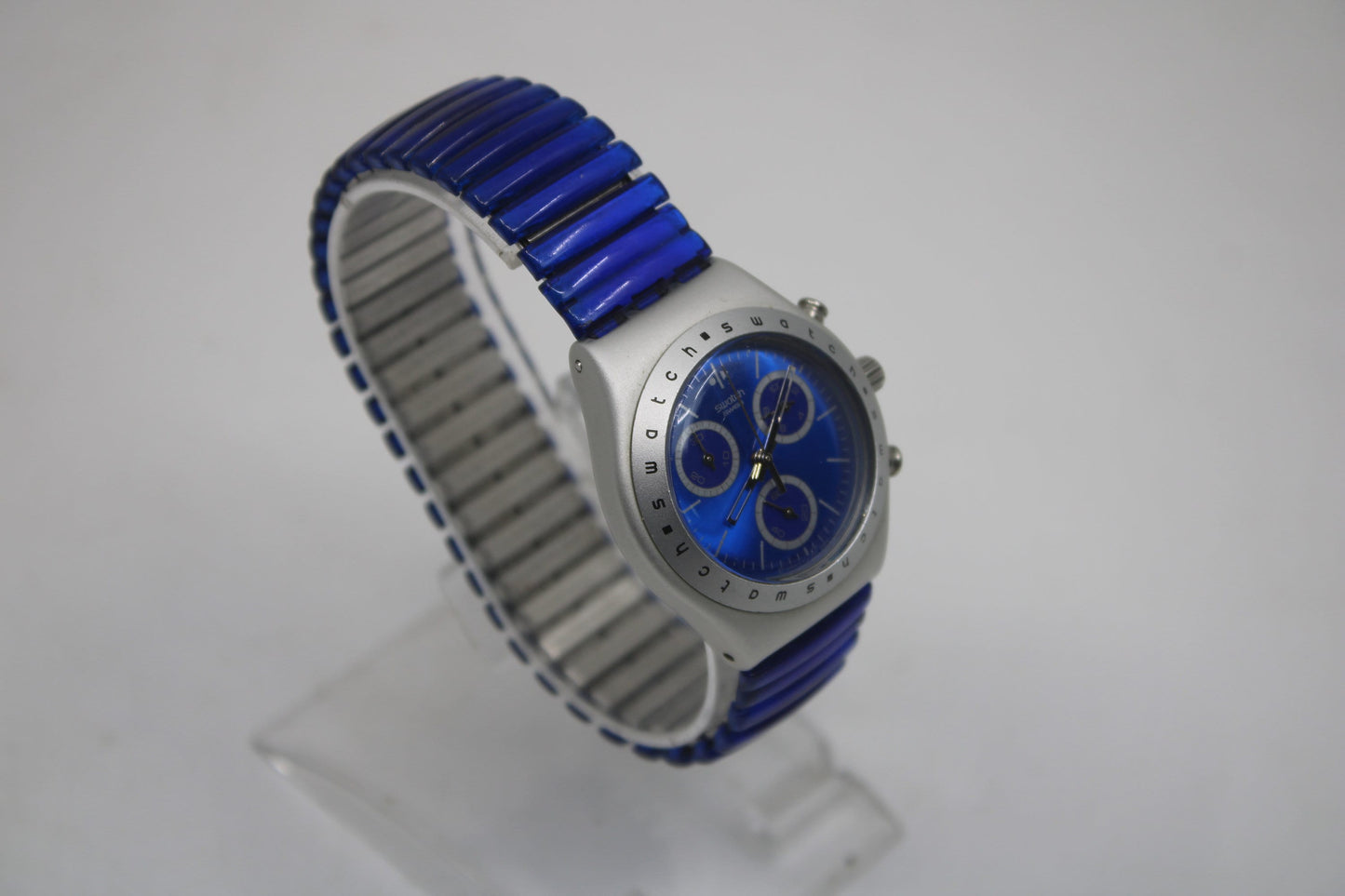2000, Swatch Irony Chrono, 'Hypnotic' , YMS1003 , NO box, with original strap, Working 100%
